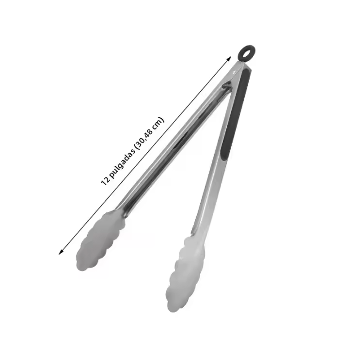 Aguja De Barbacoa De Acero Inoxidable 9/12/16 Pulgadas Tijeras Para Alimentos Con Mango Antideslizante Servicio De Pan Clip De Cocina - 1