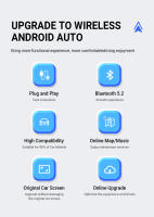 Adaptador Mini Inalámbrico Android Auto Para Coche OEM Conecta Y Juega Accesorios De Coche Compatible Con Android Auto - details 1