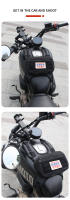 Juego De Funda Para Tanque Y Mochila Montada En Moto Accesorio Portátil Para Viajes Y Actividades Al Aire Libre Universal - details 5