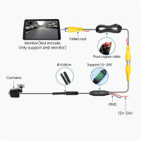 Cámara De Visión Trasera Para Coche GreenYi AHD 1920x1080P Lente Dorada De 170° Visión Nocturna Full HD IMX307 G817 Aluminio Acero Inoxidable - details 12