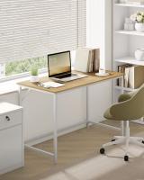 Escritorio Industrial Compacto - 60x120x76 cm, Mesa de Oficina y Estación de Trabajo, Ideal para Teletrabajo, Estudio y Dormitorio, Estructura de Metal - details 22