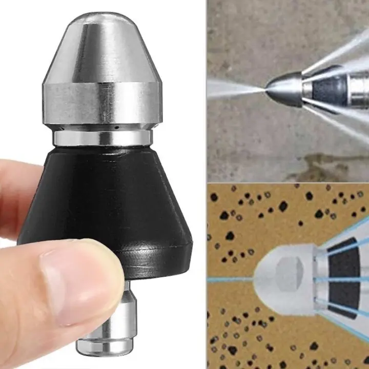 Boquilla De Limpieza Para Tubo De Alta Presión 1/4 Pulgada Juego De 6 Agujas Para Limpieza De Desagües Y Máquinas De Lavado Accesorios Para El Hogar - 1