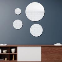 Pegatina De Espejo Redonda 10-15CM Autoadhesiva Decorativa Para Baño Y Dormitorio Adhesivo De Acrílico 3D Para Decoración De Pared Y Sala De Estar - details 3