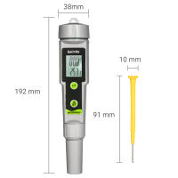 Pluma Salinómetro Impermeable 2-en-1 Medidor De Salinidad Y Temperatura Portátil Tipo Salinógrafo Para Pruebas De Concentración - details 2