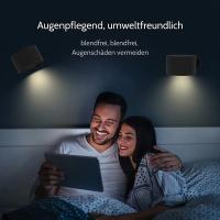 Lámpara De Pared Magnética Recargable USB Con Control Remoto LED Para Dormitorio Lámpara No-frenada Para Lectura Y Noche - details 10