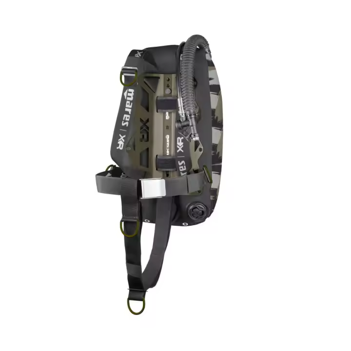Mares - Conjunto Tactical Green Single Backmount - 1