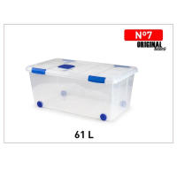 Cajas de almacenamiento de plástico, 16L/25L/35L/61L, sin BPA, adecuadas para organización del hogar y almacenamiento apilable, adecuadas para cocina y dormitorio - details 5