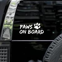 Paw on Board Vinilo Adhesivo Para Coche DISEÑO DE PERRO Decoración Vehicular PVC Autocolante De Mascota Tamaño Único - details 0