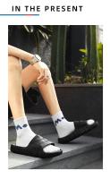 Sandalias De Lujo Para Hombre Zapatos De Verano Blancas Planas Confortables Para El Exterior EVA Suave Talla Verdadera - details 19