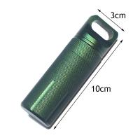 Nueva Caja De Almacenamiento De Kit De Supervivencia EDC De Aluminio Sellado Impermeable Para Cápsulas De Botella Y Tabletas Caso Airtight De Herramientas Al Aire Libre En Negro Verde Y Naranja - details 1