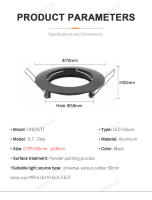Soporte De Lámpara MR16 GU10 GU5.3 Cuerpo De Hierro Marco Con Base Socket GU10 MR16 Para Iluminación De Techo Spot - details 6