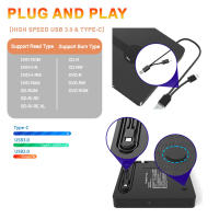 Disco Blu-ray Externo USB 3.0 3D BD-Combo Portátil Para PC Y Mac Lector Y Grabador De CD DVD Compatible Con Windows 11/10 Y Mac - details 1