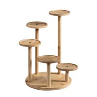 Soporte De Plantas De Madera Para Interior Y Exterior Decorativo Elegante Organizador De Macetas Para Balcones Dormitorios Salones - details 7