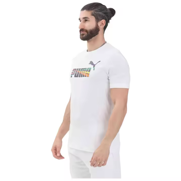 Camiseta de Manga Corta Puma Love United para hombre en color blanco - 1
