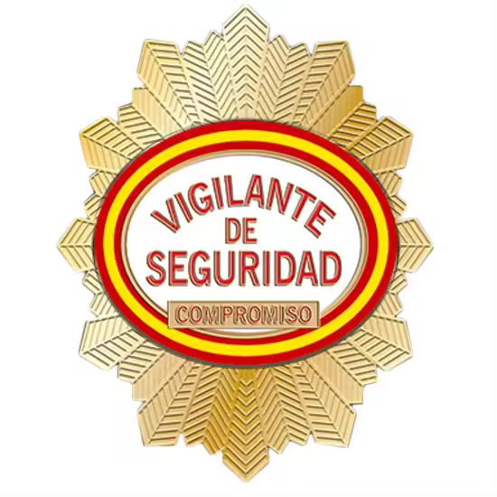 Placa-chapa Vigilante de Seguridad - 1