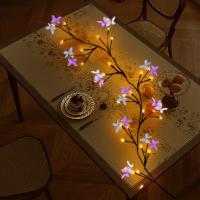 1pc Vine De Encanto Con 30LED Y Mariposa USB Iluminación Impermeable De 8 Modos Para Interior Y Exterior Regalo De San Valentín Decoración De Hogar Y Fuego - details 6