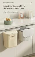 Basurero Colgante Con Tapa Gran Capacidad Para Cocina Ecológico Y Práctico Bins De Residuos De Pared Montado Basura - details 2