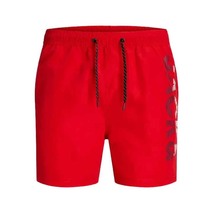 bañador de niño  Jack & Jones  - color  rojo - 1