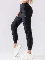 Pantalones De Yoga Para Mujer Cómodos Y Transpirables De Secado Rápido Con Bolsillos Ajustados Para Running Y Fitness Pantalones Largos De Pierna Regular - details 4
