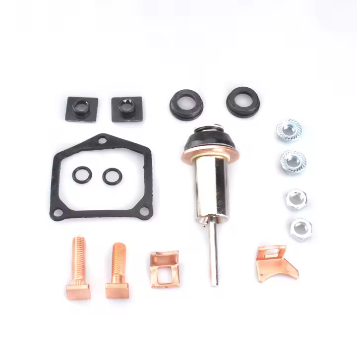 Kit De Reparación Y Reconstrucción Duradero Para Solenoide De Arranque Universal Compatible Con Toyota Y Subaru Piezas De Contacto De Motor Denso - 1