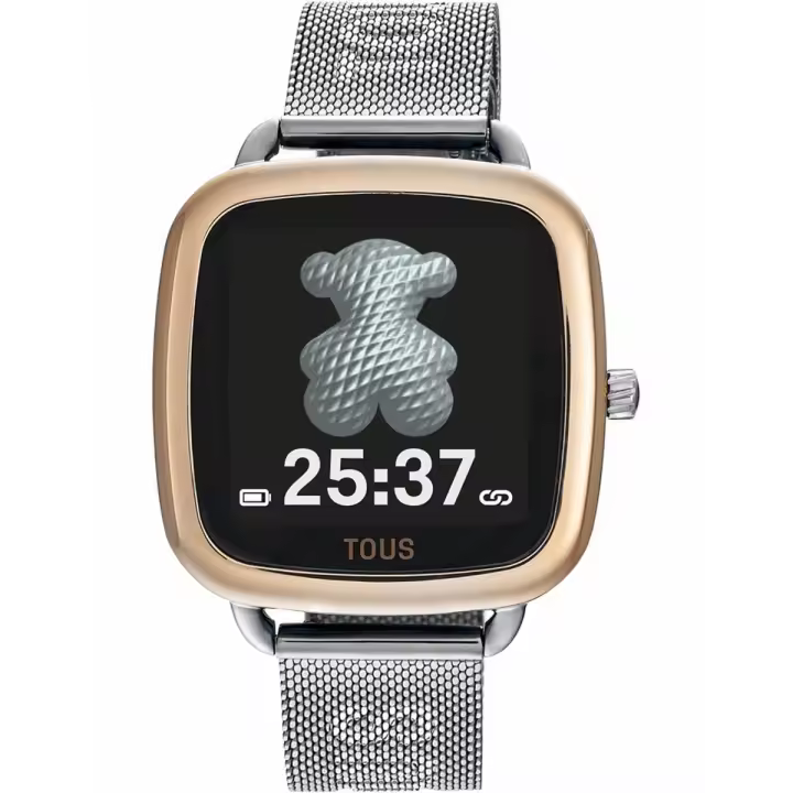 Reloj Tous Smartwatch Mujer D-Connect Acero IP Rosa Brazalete de Acero 300358085 - 1