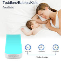 Máquina Inteligente de ruido blanco para dormir para bebés, luces nocturnas coloridas, 34 sonidos calmantes, compatible con aplicación de Control remoto - details 8