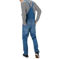Men Jeans Pants Denim Dungarees Overalls Bib And Brace Work Trousers - details 0