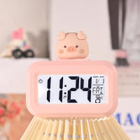 Reloj De Alarma Digital LED Con Pantalla Retroiluminada Función Snooze Calendario Y Temperatura Para Oficina Y Hogar - details 20
