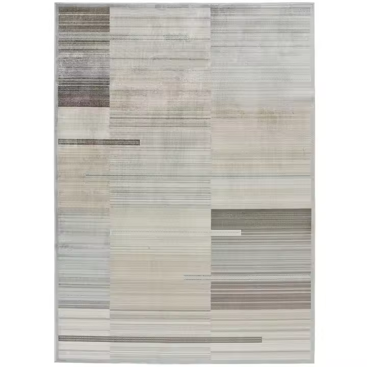 ATTICGO Alfombra de Interior Estilo Mosaico en Beige - Legacy 634 | 95X140, 135X195, 160X230 cm - 1