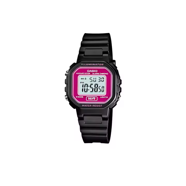 Reloj Digital Mujer Casio LA-20WH-4A Resistente Al Agua - 1