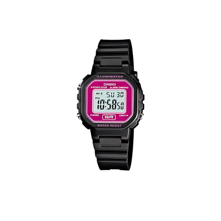 Reloj Digital Mujer Casio LA-20WH-4A Resistente Al Agua - 1