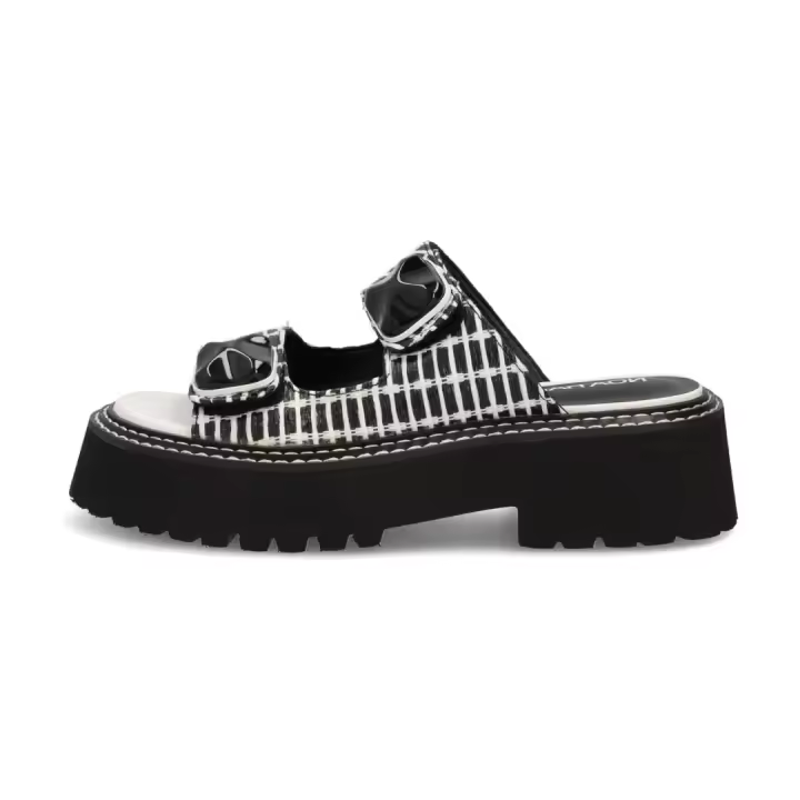 Noa Harmon mujer sandalias Heaven 9684-0060 negro blanco - 1