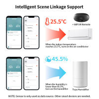 Sensor De Temperatura Y Humedad WiFi LCD Tuya Compatible Con Alexa Y Google Home Automación Doméstica Medidor De Clima Para El Hogar - details 1