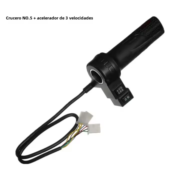 Manillar De Acelerador Para Bicicleta Eléctrica Universal 12V 24V 36V 48V Clic De Velocidad Para Scooter Eléctrico Y Ciclismo - 1