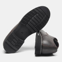 Zapatos Derbys Para Hombre De Cuero Genuino Ultraligeros Y Cómodos Moda Casual Negro Talla True Fit Material De Suela De Goma - details 10