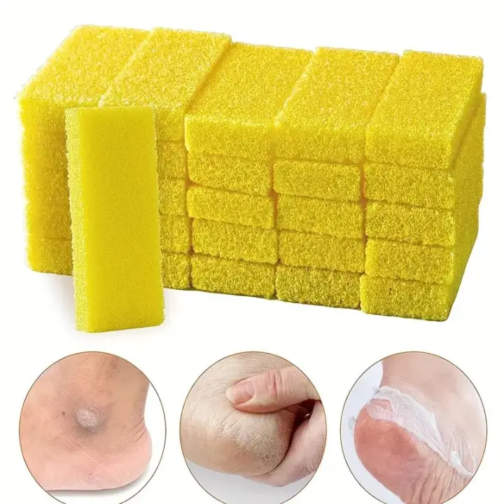 Piedra De Pisa Natural Para Los Pies - Exfoliador Suave Para Cutículas Duras Y Callos - Herramienta De Pedicura Dual-Purpose Para Un Salón De Belleza De Calidad - 1