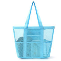 Mesh Beach Bag Waterproof Sandproof - Large Tote Pool Bag for Women Vacation Essentials Beach Accessories - details 13