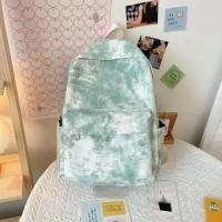 Mochila Versátil De Nylon Gran Capacidad Negro Gris Rojo Blanco Impermeable Lavable Para Estudiantes Computadora Unisex - details 0