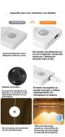 Luz Nocturna LED Inalámbrica Con Sensor De Movimiento Para Cocina Armario De Dormitorio Iluminación Interior Recargable - details 4
