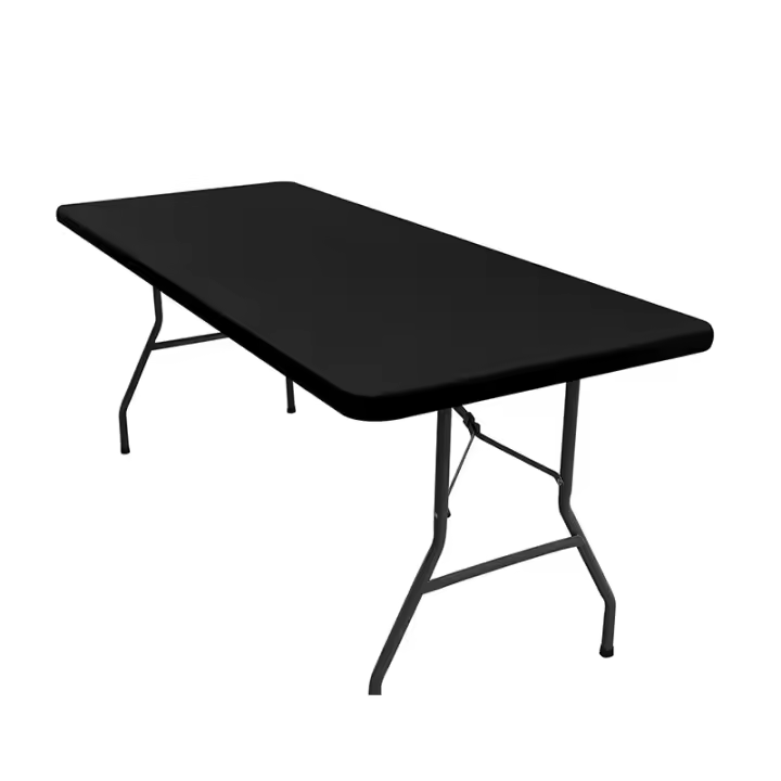 LMETJMA Funda De Mesa Rectangular Elástica Para Mesas De 6 Pies Lavable Y Plegable Cubierta De Poliéster JT898 Para Hogar Y Fiestas - 1