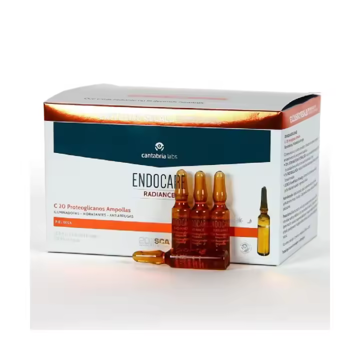 ENDOCARE RADIANCE C 20 PROTEOGLICANOS 30 AMPO 2 ML PIEL SECA + PORTAMPOLLAS - 1