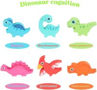 Puzzle De Dinosaurio De Madera Juego Educativo Montessori Para Niños Juguete De Aprendizaje Temprano De 3D Regalo Para Niños De 3-6 Años - details 12