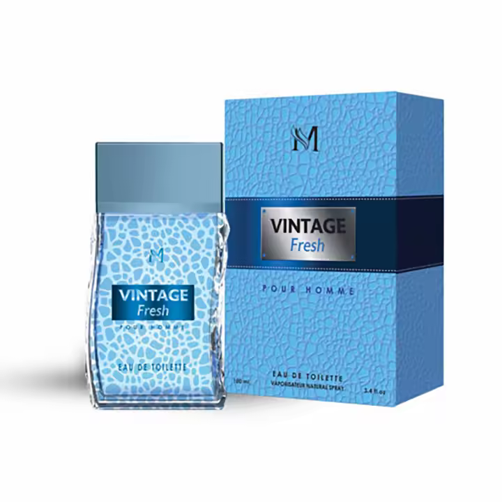 Vintage Fresh Eau de Toilette para hombre 100ml Montage Brands Fragancia inspirada en otros perfumes Pour Homme Colonia - 1