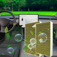 Filtro De Aire Para Coche 2 Piezas Filtro De Condicionador De Aire Para Cabina Reemplazo Con Carbón Activado Para Tesla Model 3 Model Y 3rd Model3 - details 4