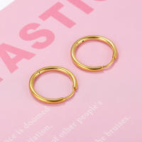 10pcs Gancho Para Pendientes De Acero Inoxidable Redondo Poste De Aretes Para Mujer Suministros Para La Creación De Joyas Accesorios De Joyería - details 2