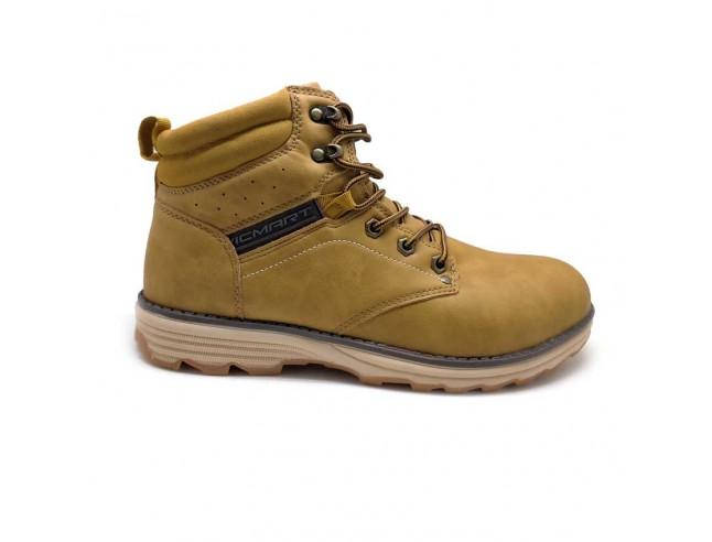 Vicmartin Botín Vicmart 609-20 para Hombre Cómodo en Polipiel Color Taupe