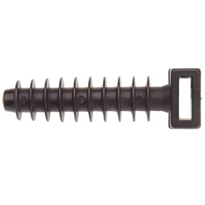 SANCO STORE - WOLFPACK LINEA PROFESIONAL Taco Fijación Brida Nylon Negro 8 mm. (Bolsa 100 Unidades) - 1