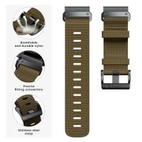 Correa De Nylon Para Garmin Fenix 7 7X 6X Pro/Epix pro Gen 2 51mm 47mm Correa Tejida Unisex Compatible Con Garmin Fenix6 6X 5 5X plus Enduro - details 5