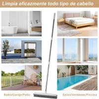 1Pcs Escoba De Goma Con Mango Cepillo De Piso Para Limpieza De Ventanas Y Rodillo Segmentado Con Gancho Herramienta De Limpieza Doméstica - details 4