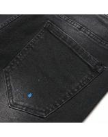 Nuevos Jeans De Otoño 2025 Con Agujeros Y Patchwork Estilo Slim Para Hombre Tejido De Denuim Midweight Cierre De Cremallera - details 4